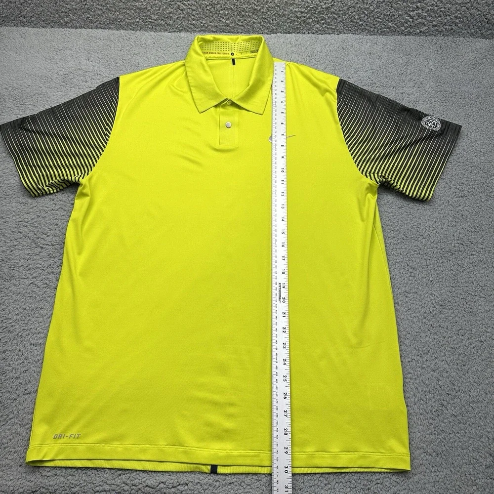Nike Golf TW Tiger Woods Collection Men's Large 585785-307 Golf Polo Shirt SBCC